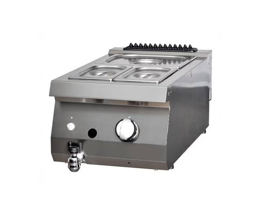 MAXIMA Bain Marie med kran 70cm - Enkel enhet - Gas