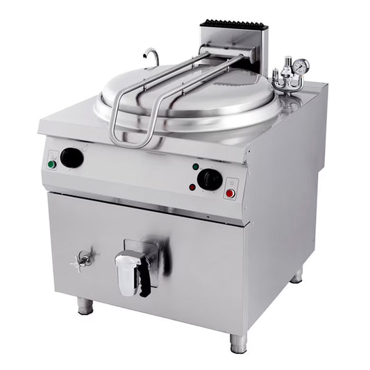 MAXIMA Premium Kokpanna 120L - 90cm djup - Elektrisk - Indrekt uppvärmning