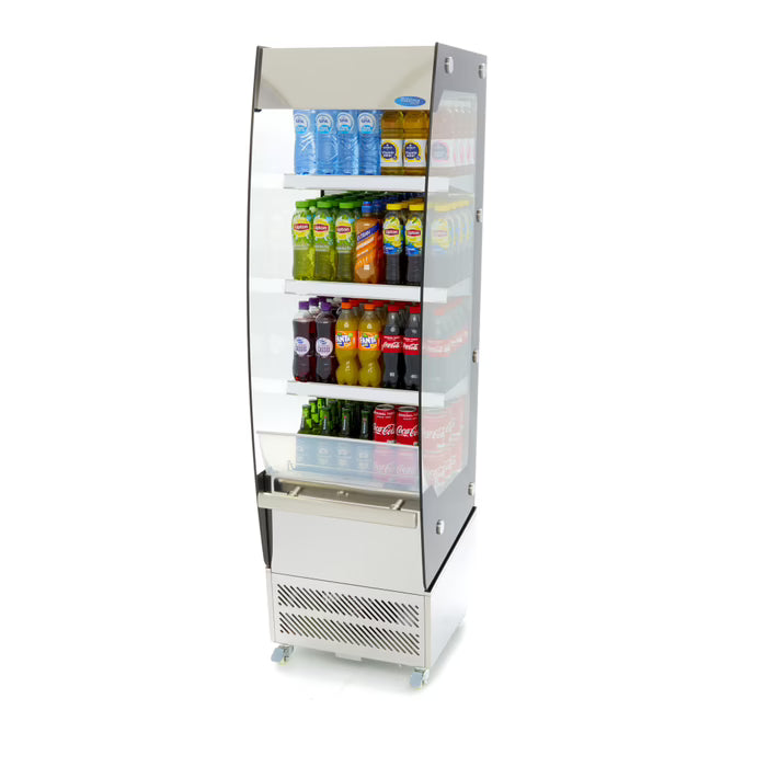 MAXIMA Öppen displaykyl 50cm - 220L