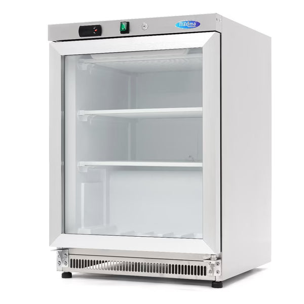 MAXIMA Displayfrys 200L - Rostfritt stål