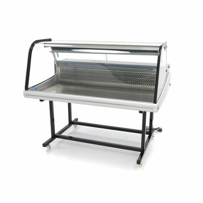 MAXIMA Displaykyl med stativ 125cm - 255L