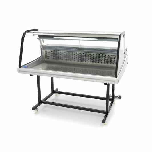 MAXIMA Displaykyl med stativ 125cm - 255L