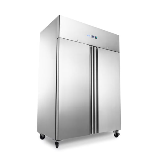 MAXIMA Dubbelkyl 1200L - 6 justerbara hyllor - Rostfritt stål