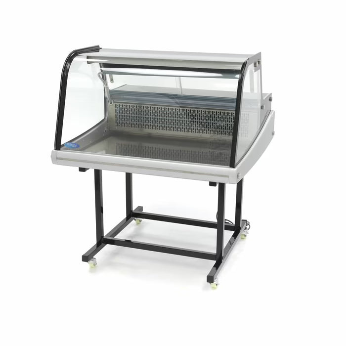 MAXIMA Displaykyl med stativ 92cm - 175L