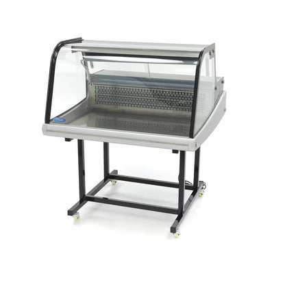 MAXIMA Displaykyl med stativ 92cm - 175L