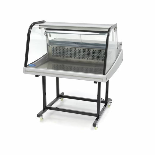 MAXIMA Displaykyl med stativ 92cm - 175L