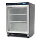 MAXIMA Displayfrys 200L - Svart
