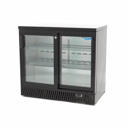 MAXIMA Dryckeskylare - 214L - 2 skjutdörrar