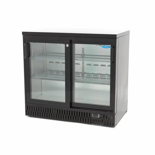 MAXIMA Dryckeskylare - 214L - 2 skjutdörrar