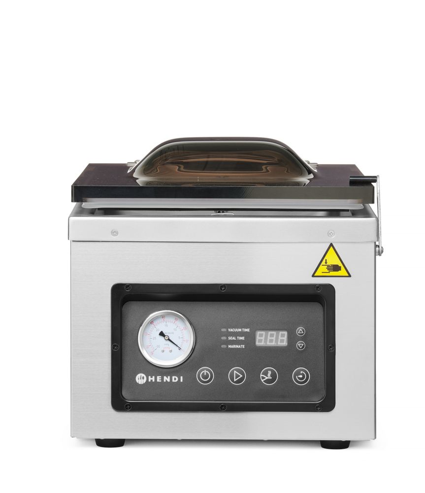 Vakuumkammarförpackningsmaskin, HENDI, Profi Line, tätningslist 300 mm, 230V/950W, 367x425x(H)364mm