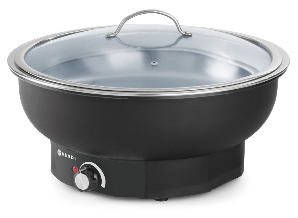 Elektrisk värmepanna Tesino, HENDI, Kitchen Line, 6,8L, 230V/500W, Ø405x(H)240mm