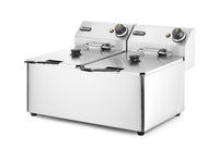 Hendi Fritös Kitchen Line - 2x 8L, Kitchen Line, 16L, 230V/7000W, 542x430x(H)351mm