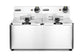 Hendi Fritös Kitchen Line - 2x 8L, Kitchen Line, 16L, 230V/7000W, 542x430x(H)351mm