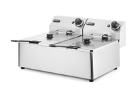 Hendi Fritös Kitchen Line - 2x 6L, Kitchen Line, 12L, 230V/6600W, 550x430x(H)305mm