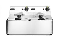 Hendi Fritös Kitchen Line - 2x 6L, Kitchen Line, 12L, 230V/6600W, 550x430x(H)305mm