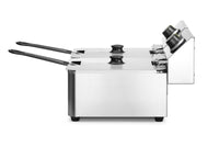 Hendi Fritös Kitchen Line - 2x 6L, Kitchen Line, 12L, 230V/6600W, 550x430x(H)305mm