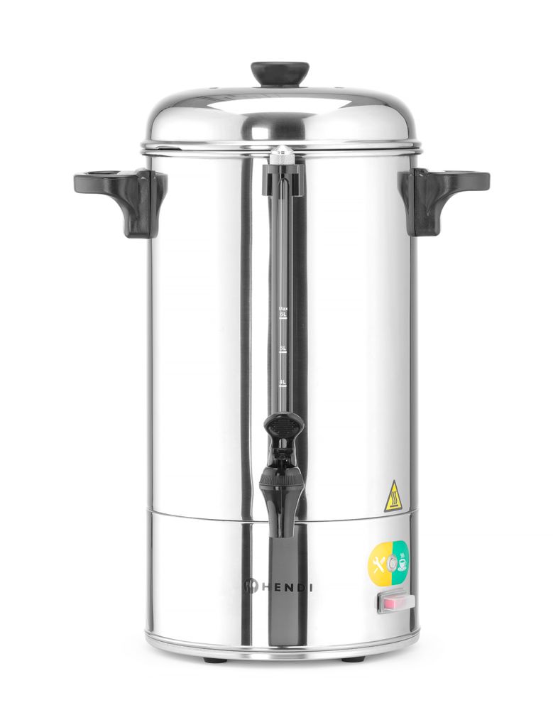 Perkolator enkelväggig, HENDI, 6L, 230V/1500W, 355x355x(H)470mm