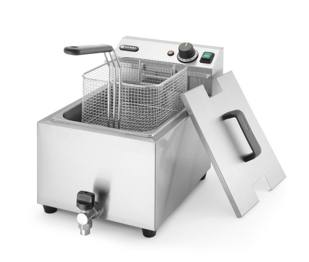 Hendi Fritös med avtappningskran, Profi Line, 8L, 230V/3500W