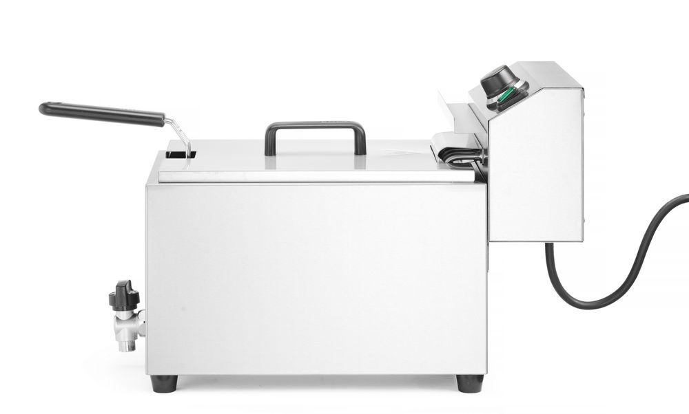 Hendi Fritös XL med avtappningskran GOLIATH, 10L, 400V/10200W, 300x585x(H)392mm