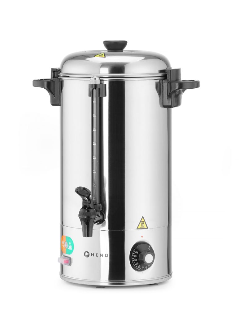 Hendi Varmdryckskokare, 9L, Silver, 230V/2200W, 370x332x(H)472mm