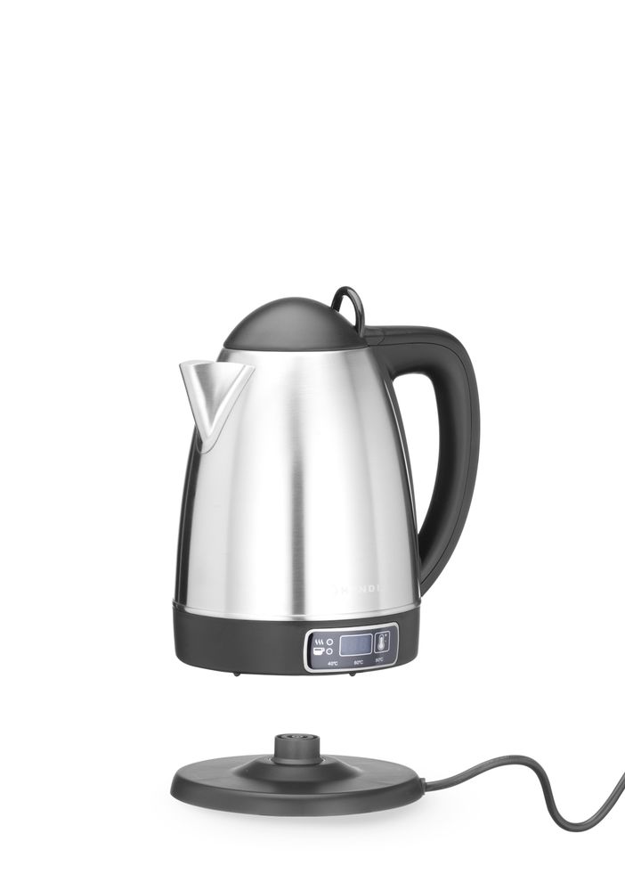 Hendi Sladdlös vattenkokare med temperaturkontroll, 1,8L, 230V/1800W, 230x165x(H)255mm