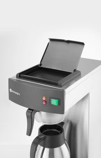 Hendi Filterkaffebryggare, 2L, 220-240V/1400W, 215x410x(H)520mm