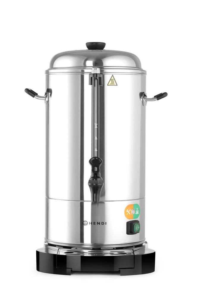 Perkolator med dubbel vägg, HENDI, 6L, 230V/1500W, 316x350x(H)480mm