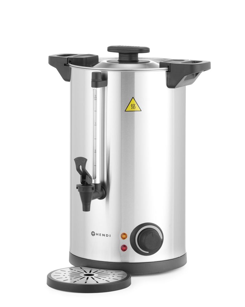 Varmdryckskokare med dubbel vägg, HENDI, 9L, 220-240V/1500W, 340x315x(H)430mm