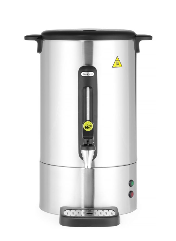 Perkolator UNIQ, HENDI, designad av Robert Bronwasser, 14L, Silver, 220-240V/1750W, 354x418x(H)500mm