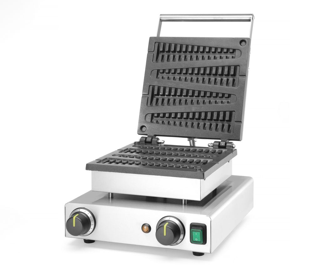 Hendi Våffeljärn med klubbor, 230V/1750W, 314x417x(H)229mm