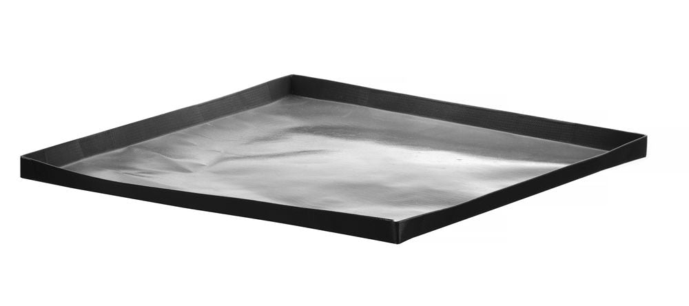 Höghastighetsugnsplåt, non-stick, HENDI, Svart, 280x280x(H)15mm, Fyrkantig