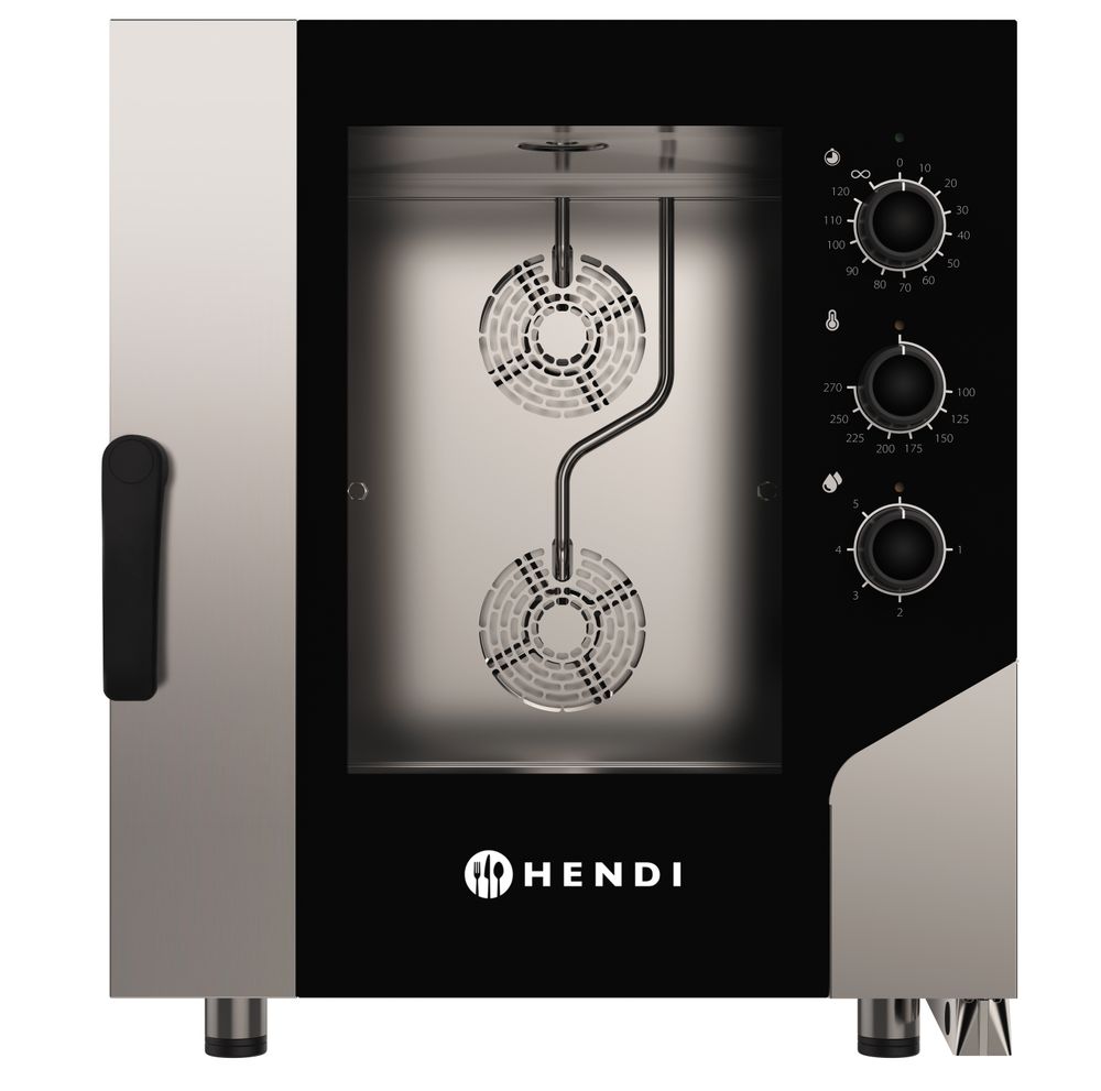 Konvektionsångugn CONTROL 7x GN1/1, HENDI, 400V/10400W, 730x855x(H)850mm