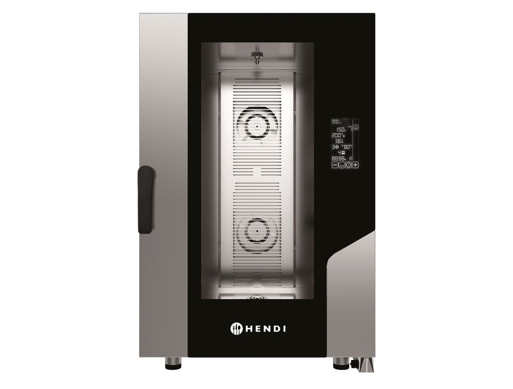 Konvektionsångugn CONTACT 11x GN1/1, HENDI, 400V/15400W, 730x849x(H)1130mm