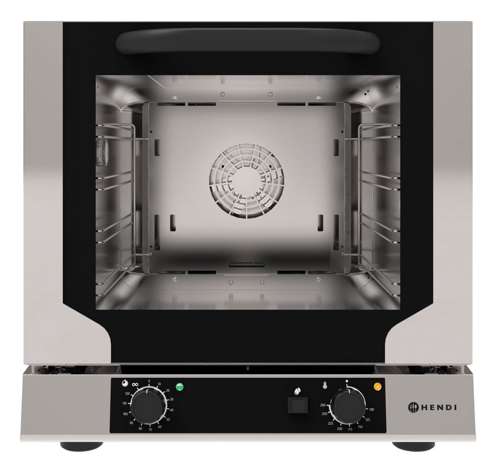 Kompakt varmluftsugn med befuktning, HENDI, 220-240V/3100W, 590x709x(H)589mm