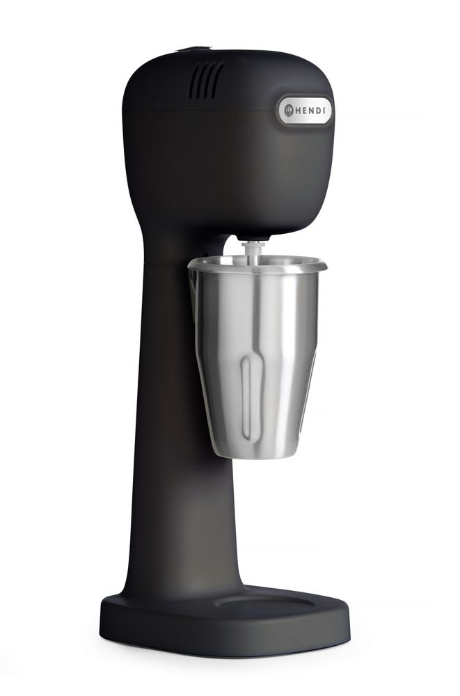 Hendi Milkshakemixer BPA-fri - Design av Bronwasser, Svart, 230V/400W, 170x196x(H)490mm