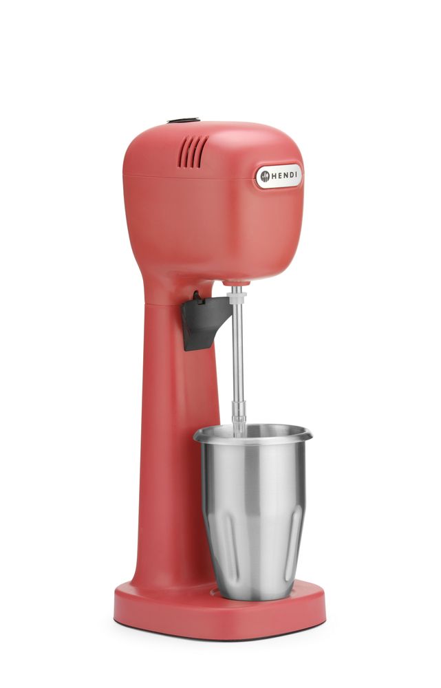 Hendi Milkshakemixer BPA-fri - Design av Bronwasser, Röd, 230V/400W, 170x210x(H)485mm