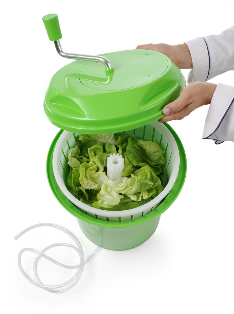 Hendi Salladsslunga, 12L, Grön, Ø335x(H)430mm
