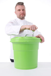 Hendi Salladsslunga, 12L, Grön, Ø335x(H)430mm