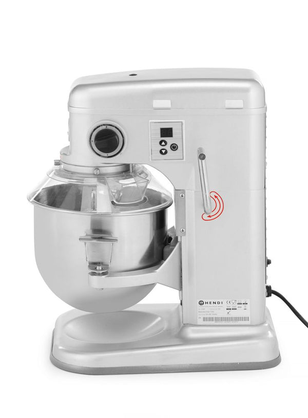 Hendi Planetblandare, Kitchen Line, 7L, Silver, 220-240V/650W, 317x440x(H)490mm
