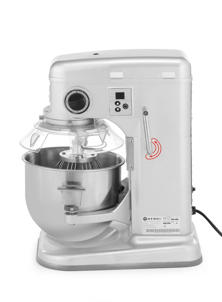 Hendi Planetblandare, Kitchen Line, 7L, Silver, 220-240V/650W, 317x440x(H)490mm