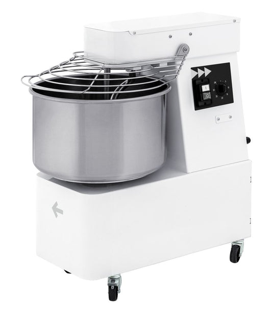 Spiralblandare med fast skål och 2 hastigheter - 48 L, HENDI, 128 kg/h, 48 L, 400V/2200W, 480x805x(H)850mm