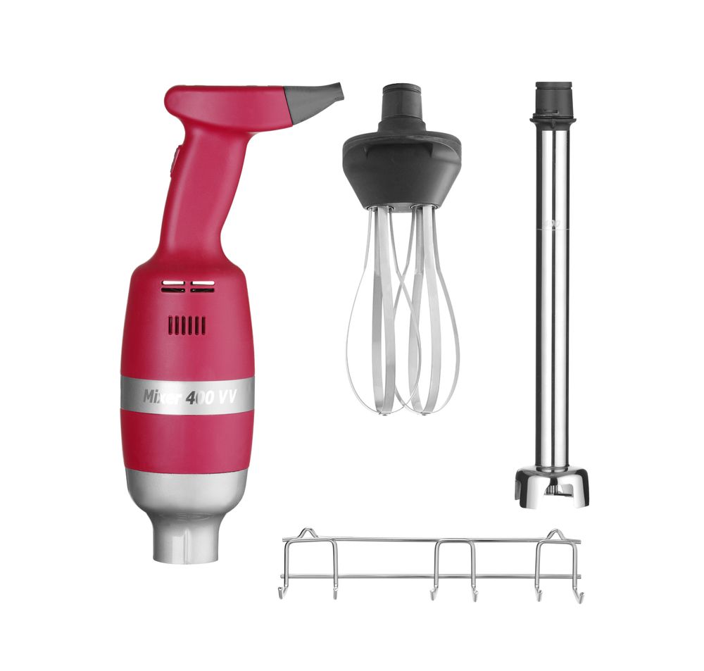Hendi Stavmixer Profi Line 400 - Justerbar hastighet Set med förvaringsställ, Profi Line, 230V/400W, ⌀100x(H)765mm
