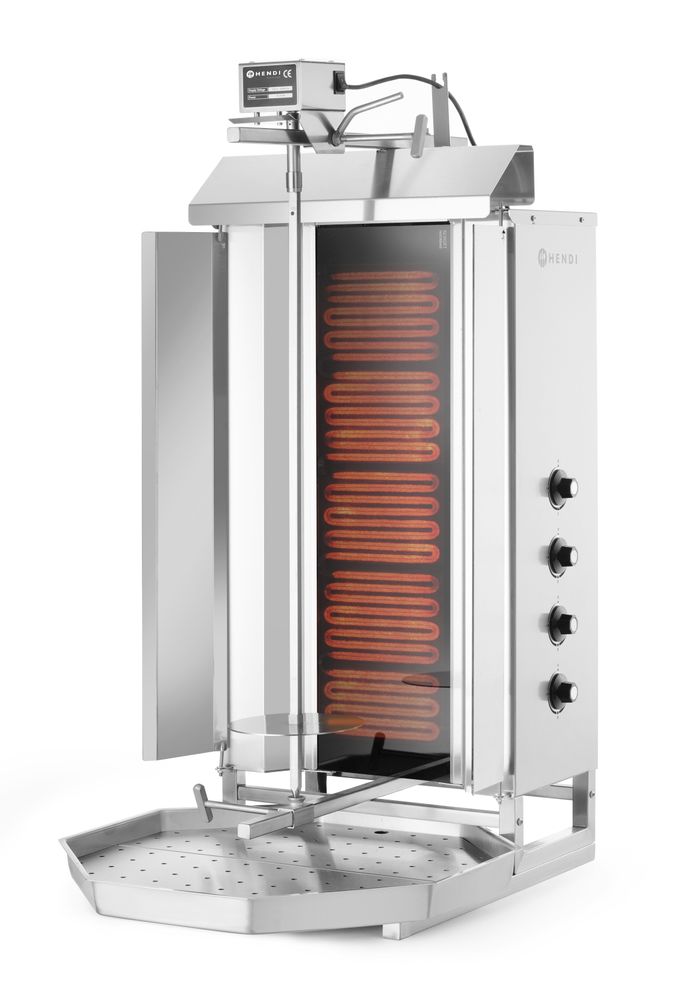 Hendi Elektrisk kebabgrill, Profi Line, 400V/7200W, 7,2kW, 550x700x(H)1120mm