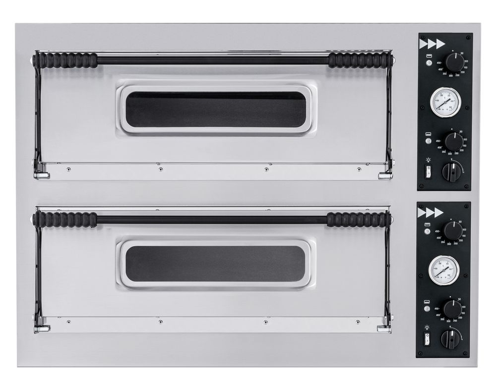 Hendi Pizzaugn BASIC XL 44, 2 kammare, 400V/12000W, 1000x844x(H)745mm