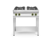 Hendi Gasspis Kitchen Line 4-brännare öppet stativ, Kitchen Line, 19 kW, 800x700x(H)900 mm