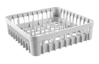 Hendi Glasdiskmaskin 40x40 - elektromekanisk styrning, med avlopps- och diskmedelspump, 230V/2800W, 470x510x(H)710mm