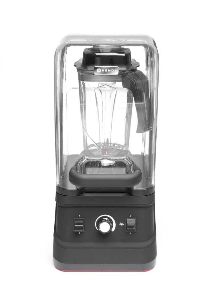 Stavmixer med ljudinkapsling, HENDI, 2,5L, Svart, 220-240V/1680W, 250x300x(H)540mm