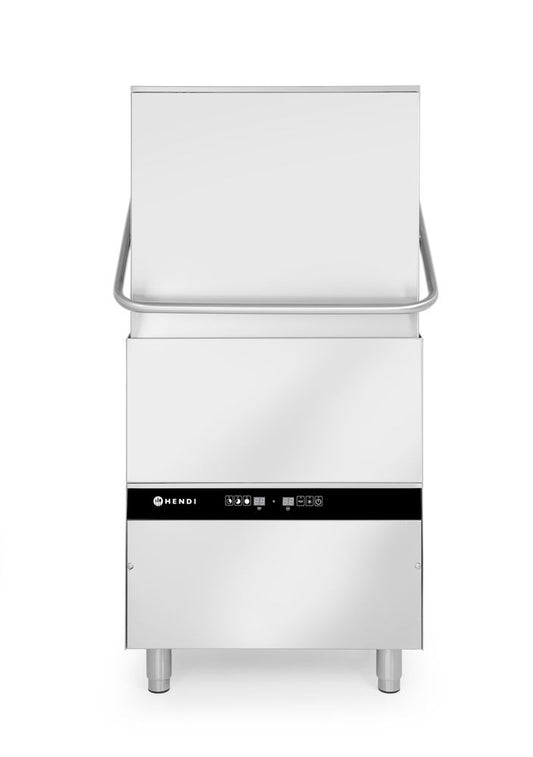 Diskmaskin med huva - elektronisk styrenhet, HENDI, 750x880x(H)1412mm