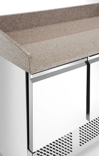 Arktic Tredörrars pizzadisk med kyldisplay 380+40L, 254L, 230V/400W, 1400x700x(H)1491mm
