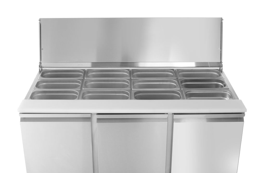 Arktic Salladsdisk med tre dörrar, 380 liter, 230V/310W, 1390x702x(H)888mm